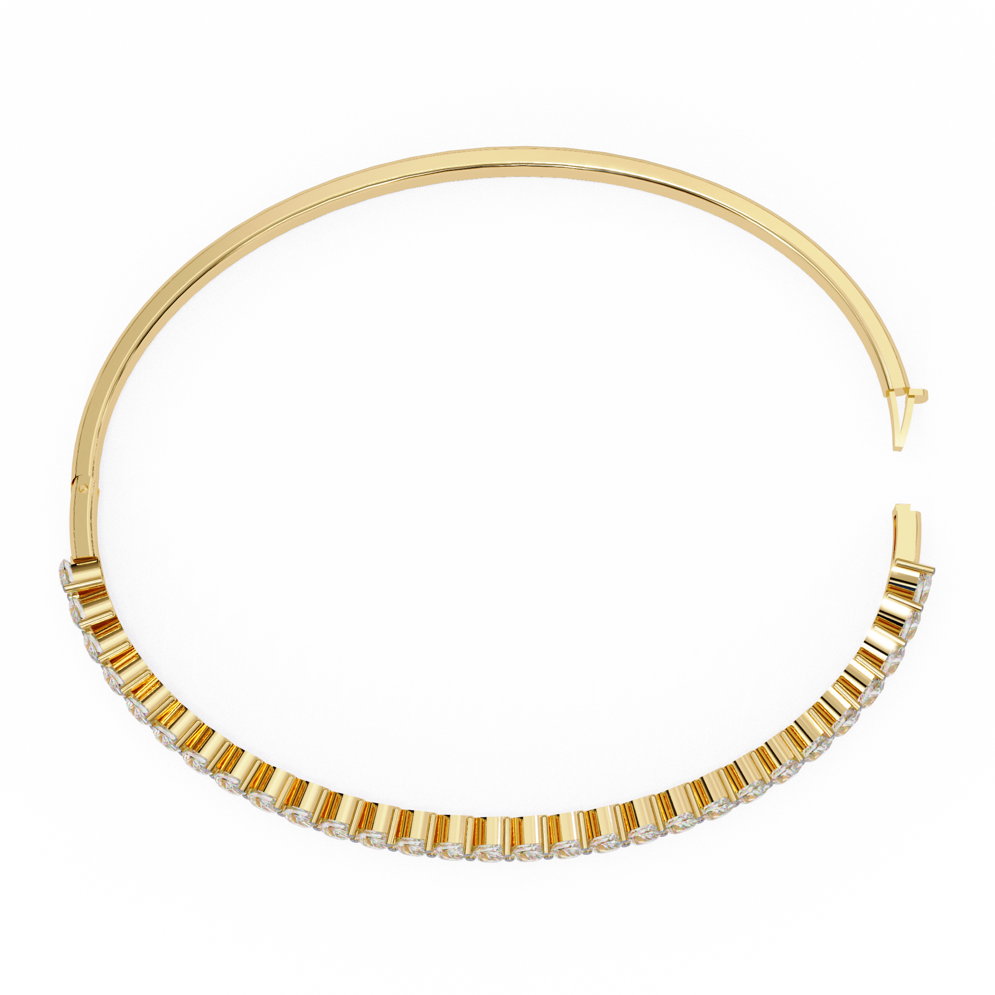 Fabulous  Bracelet With 18k Gold  Lab Grown Diamond.