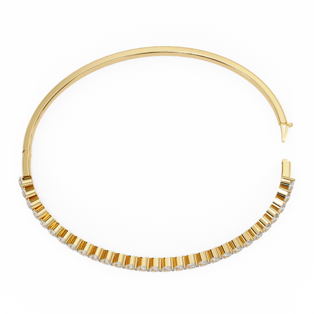 Fabulous  Bracelet With 18k Gold  Lab Grown Diamond.