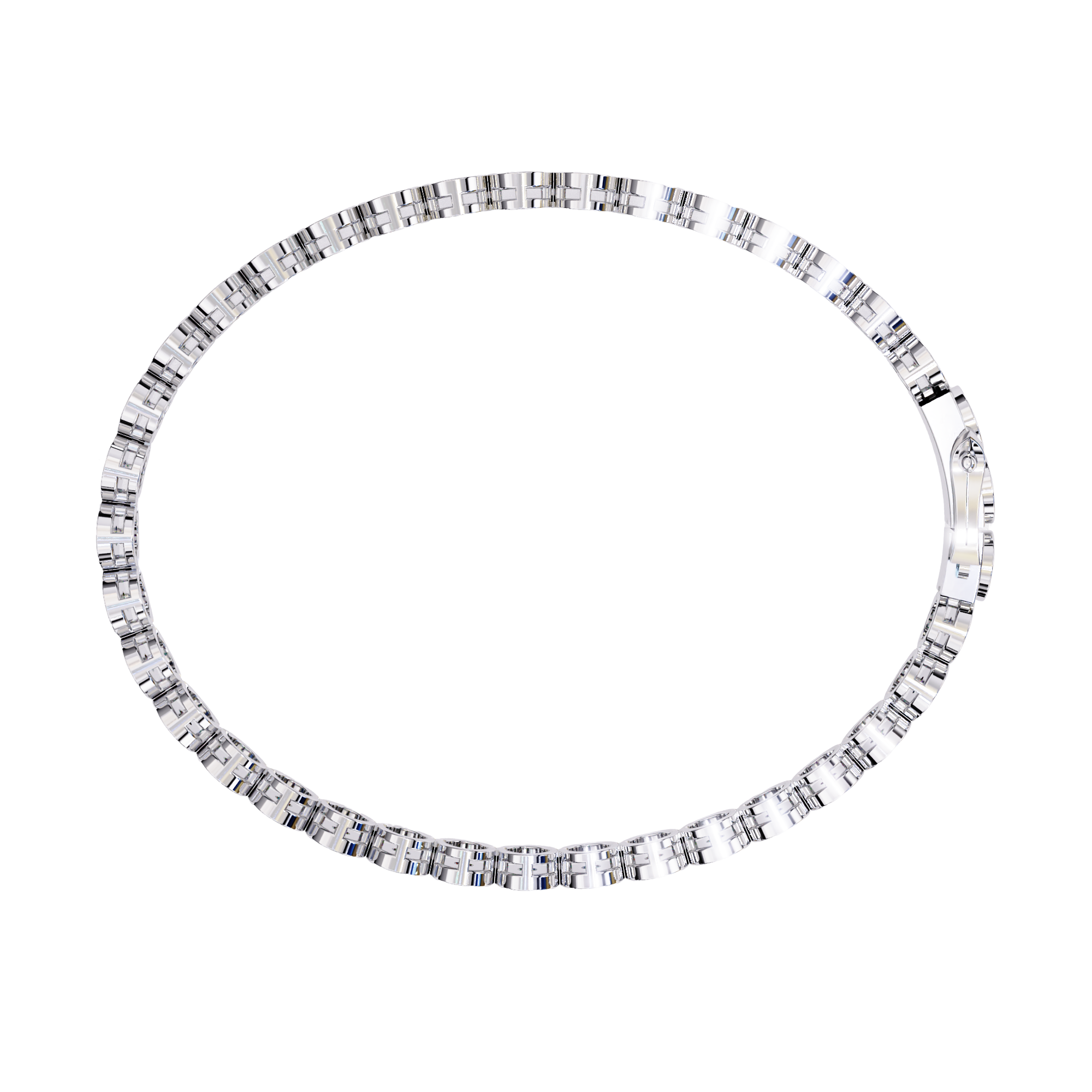 Fabulous  Bracelet With 18k Gold  Lab Grown Diamond.