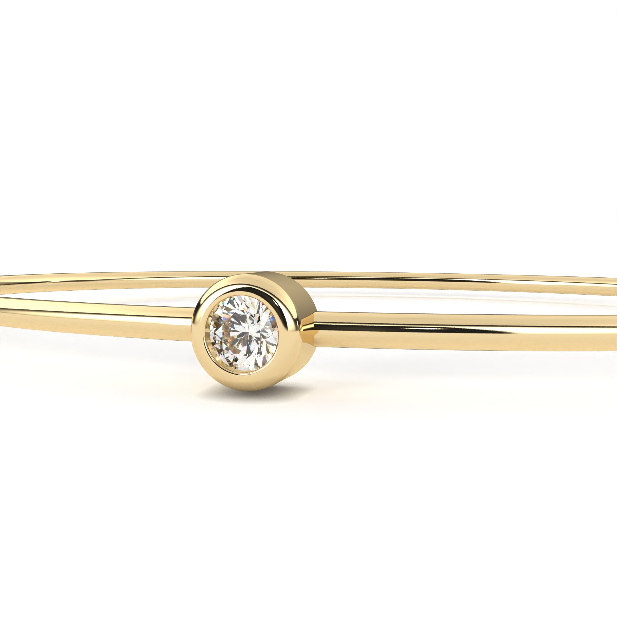 Beautiful Bracelet With 18k Gold  Lab Grown Diamond.