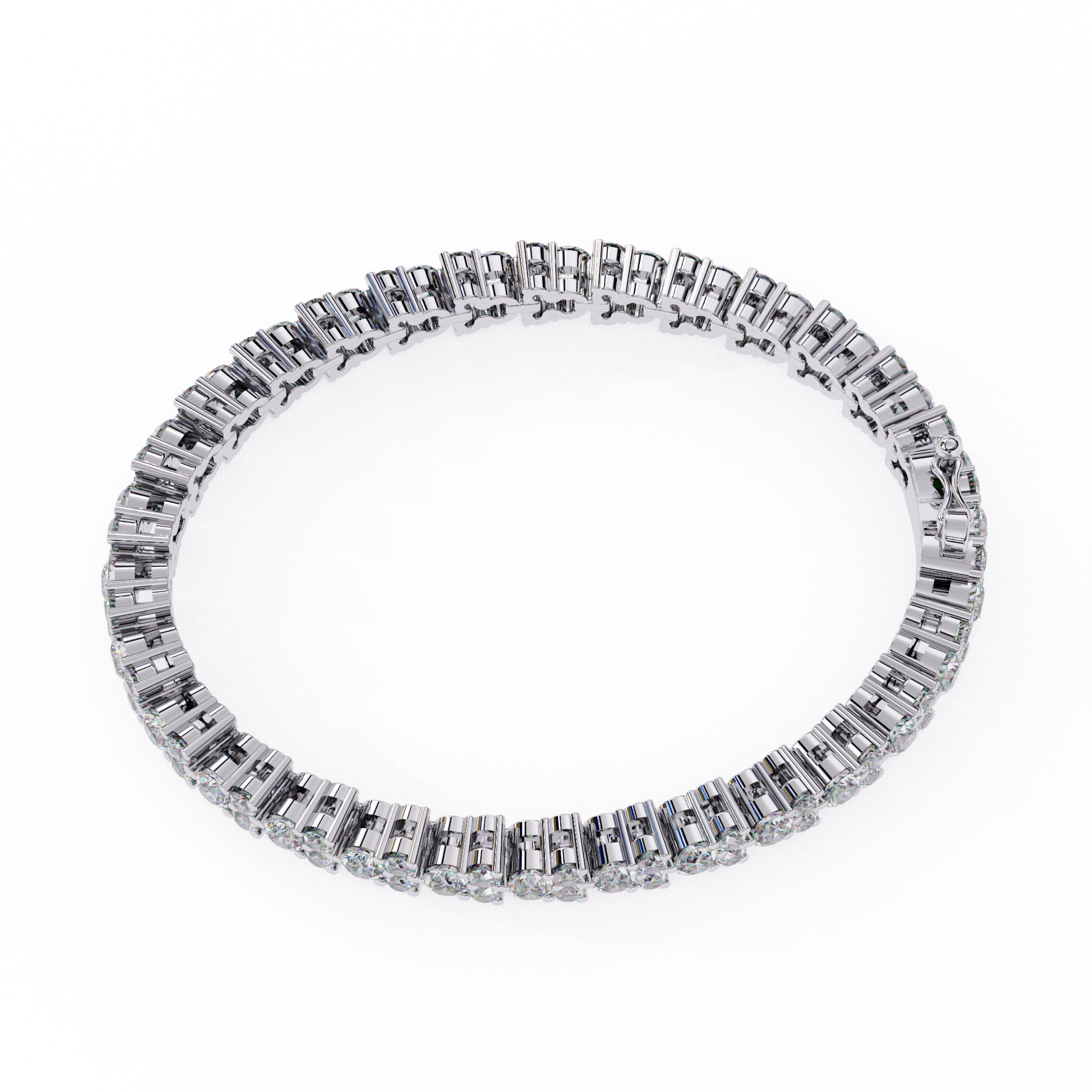 Beautiful Bracelet With 18k Gold  Lab Grown Diamond.