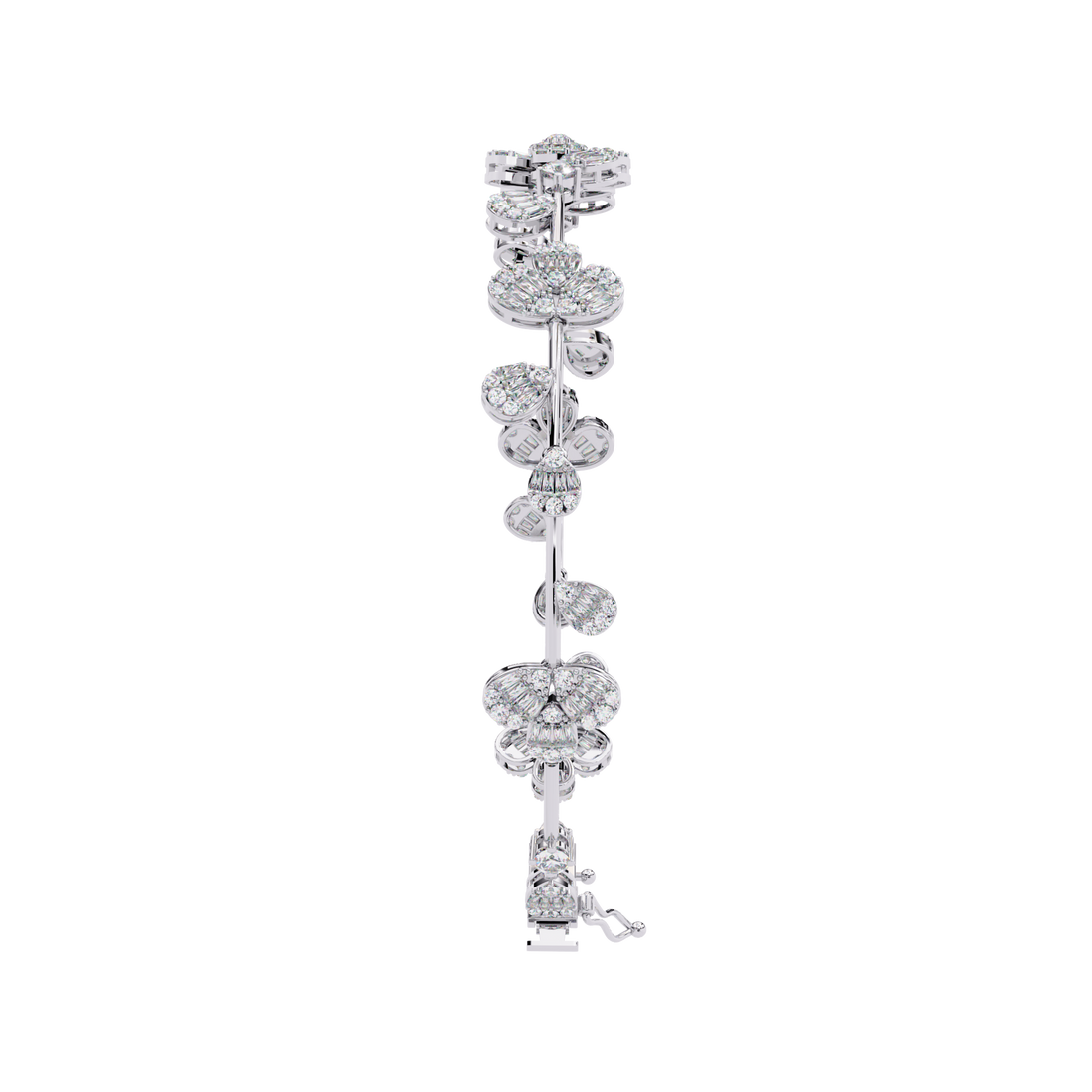 Fabulous  Bracelet With 18k Gold  Lab Grown Diamond.