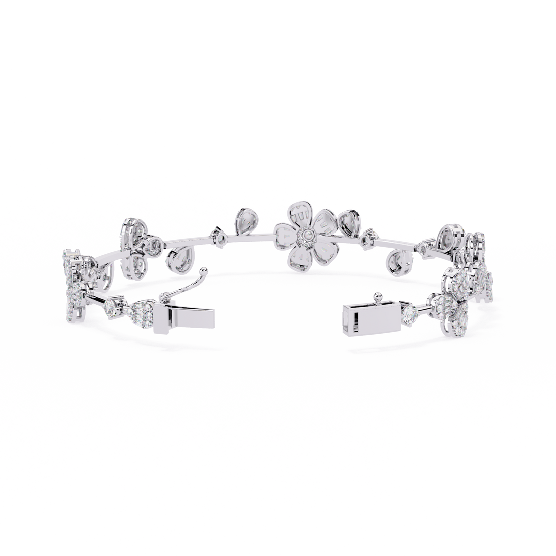 Fabulous  Bracelet With 18k Gold  Lab Grown Diamond.
