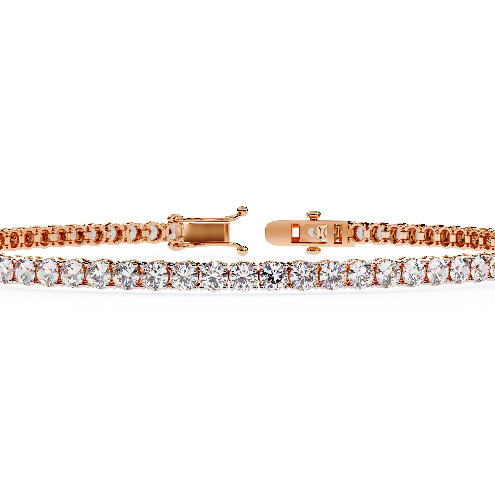 Fabulous  Bracelet With 18k Gold  Lab Grown Diamond.