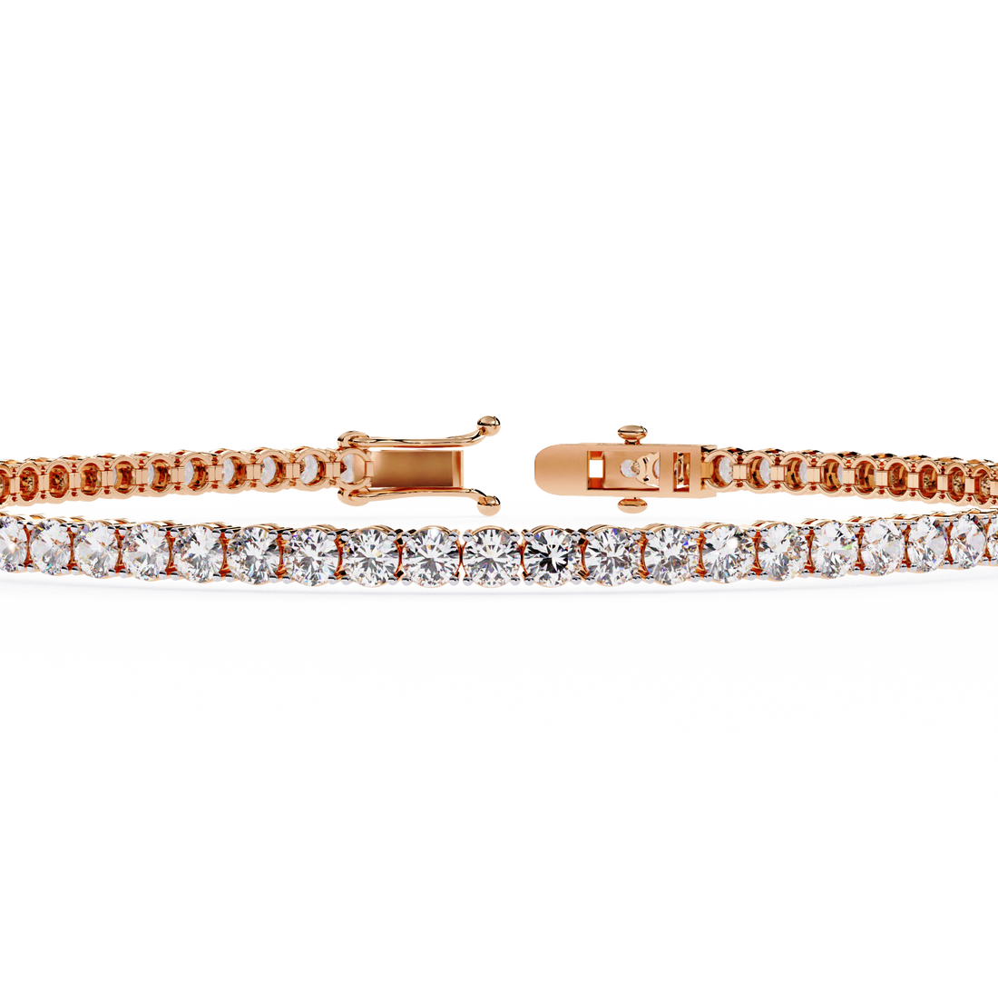 Fabulous  Bracelet With 18k Gold  Lab Grown Diamond.