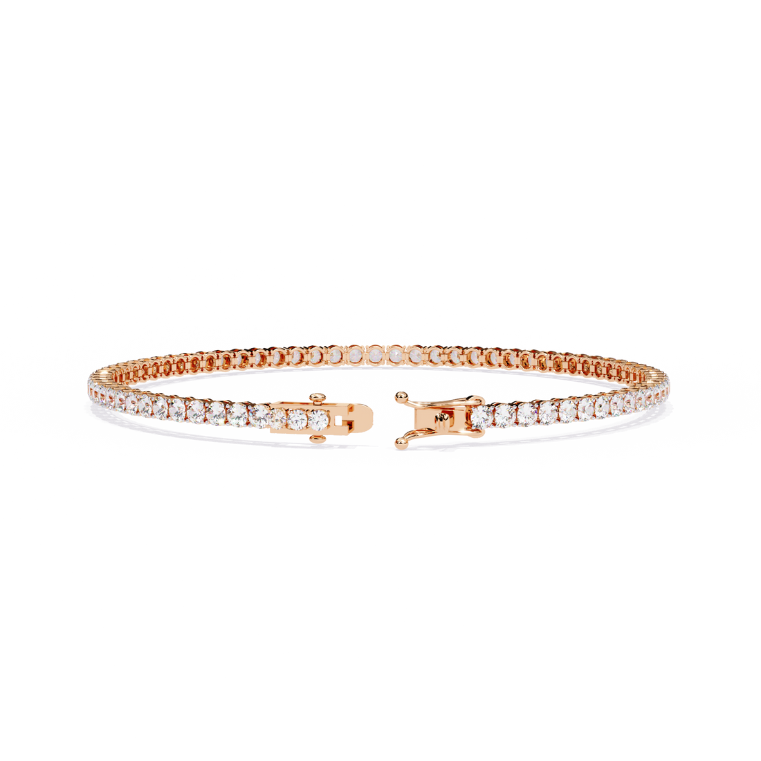 Fabulous  Bracelet With 18k Gold  Lab Grown Diamond.