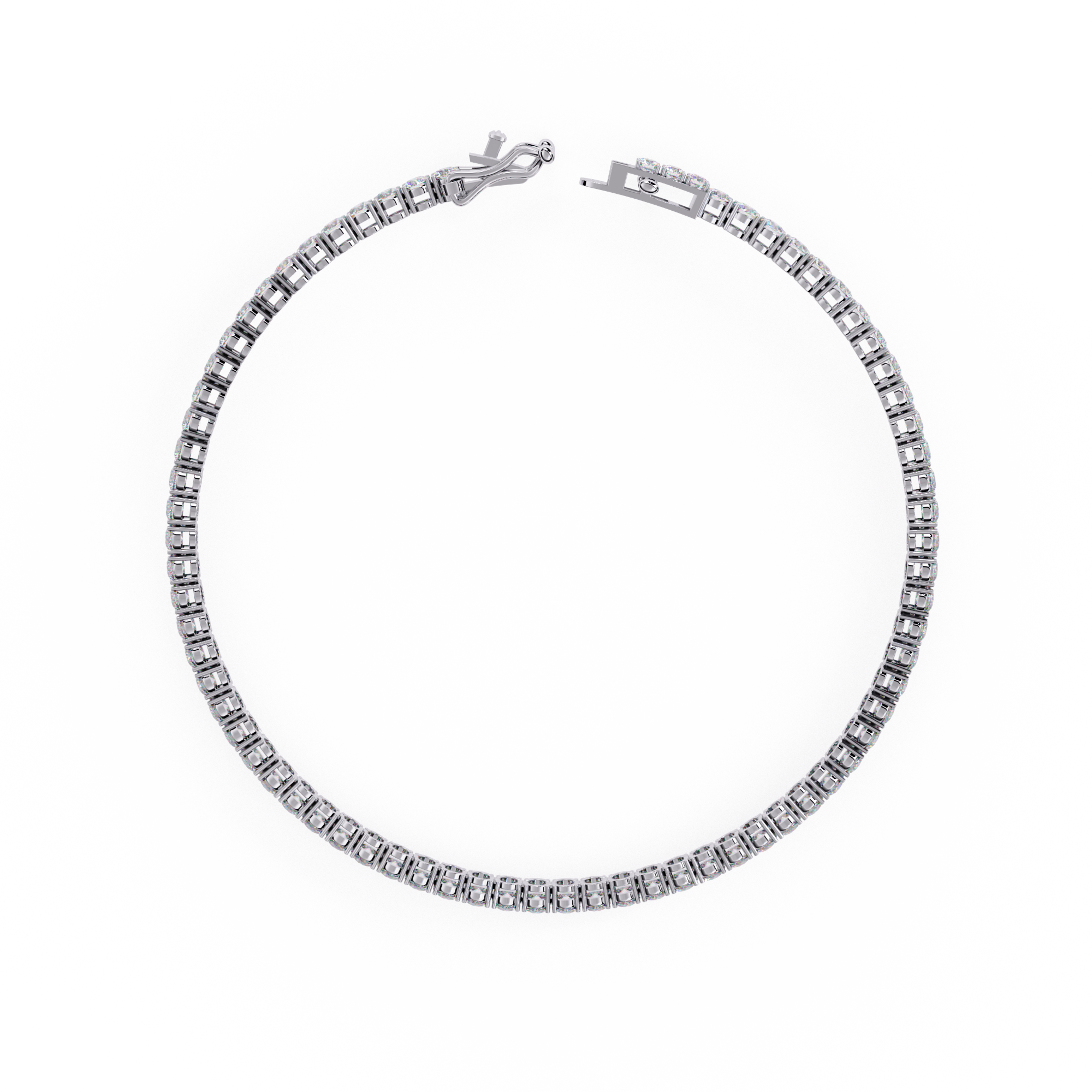 Fabulous  Bracelet With 18k Gold  Lab Grown Diamond.