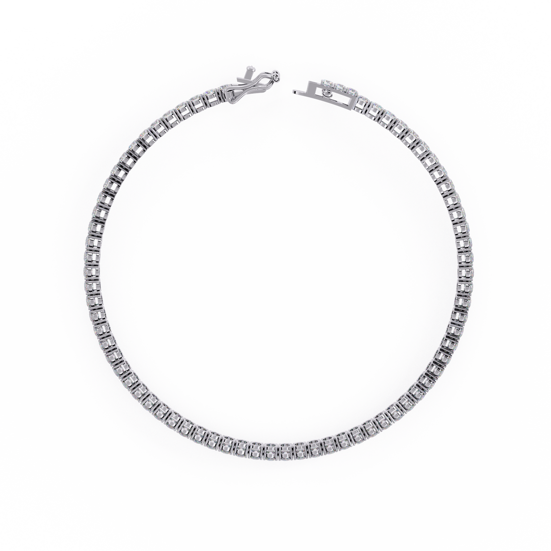Fabulous  Bracelet With 18k Gold  Lab Grown Diamond.