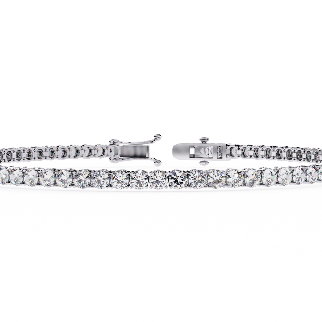 Fabulous  Bracelet With 18k Gold  Lab Grown Diamond.