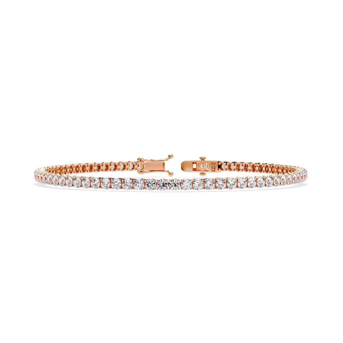 Fabulous  Bracelet With 18k Gold  Lab Grown Diamond.