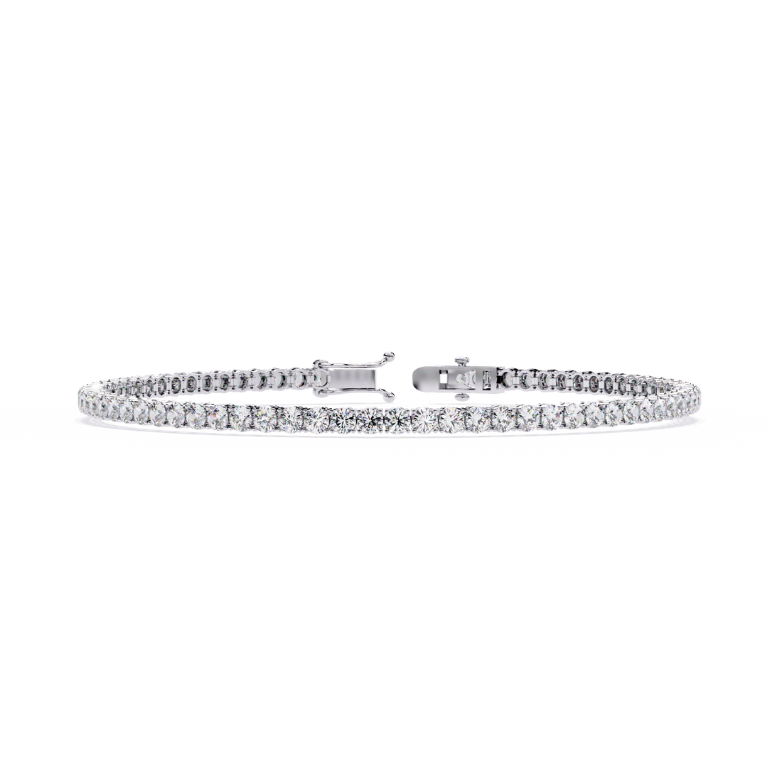 Fabulous  Bracelet With 18k Gold  Lab Grown Diamond.