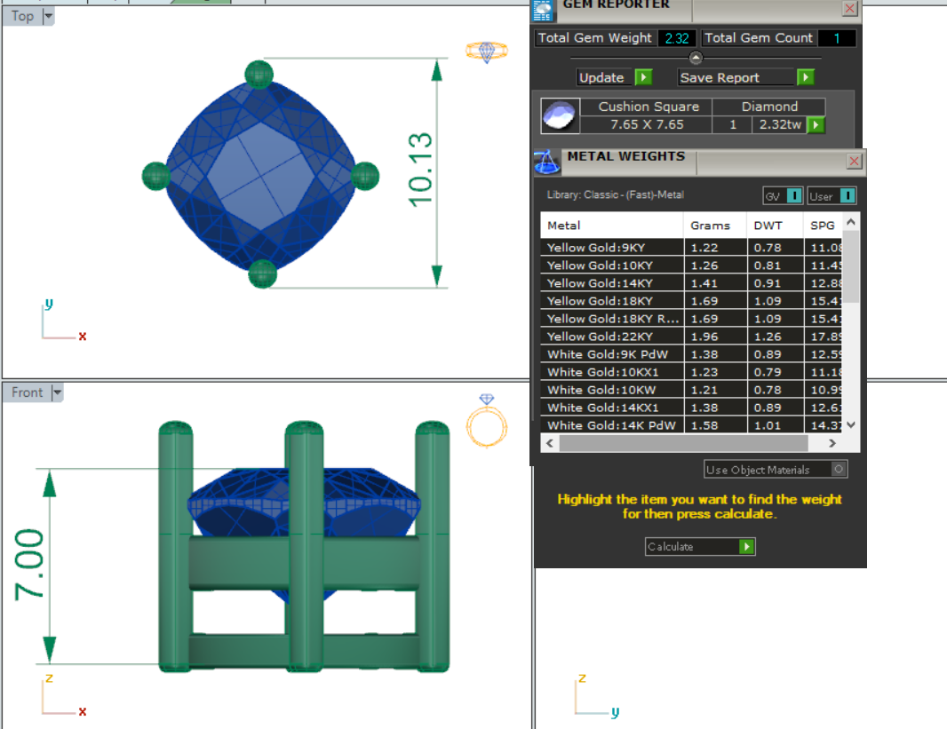 Pendant With Fabulous Lab Grown Diamond 18k Gold