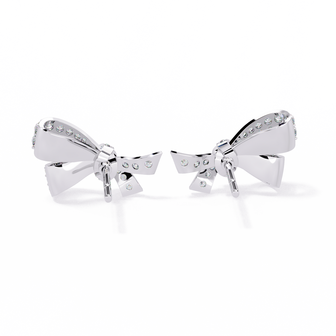 Unique 18K GOLD EARRING WITH LAB-GROWN DIAMOND.