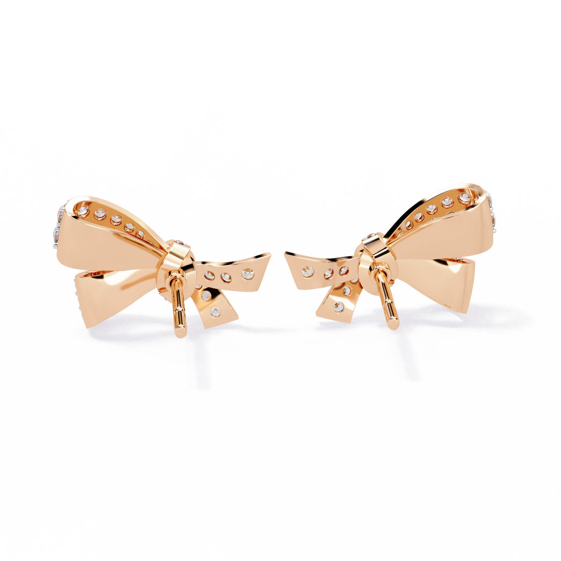 Unique 18K GOLD EARRING WITH LAB-GROWN DIAMOND.