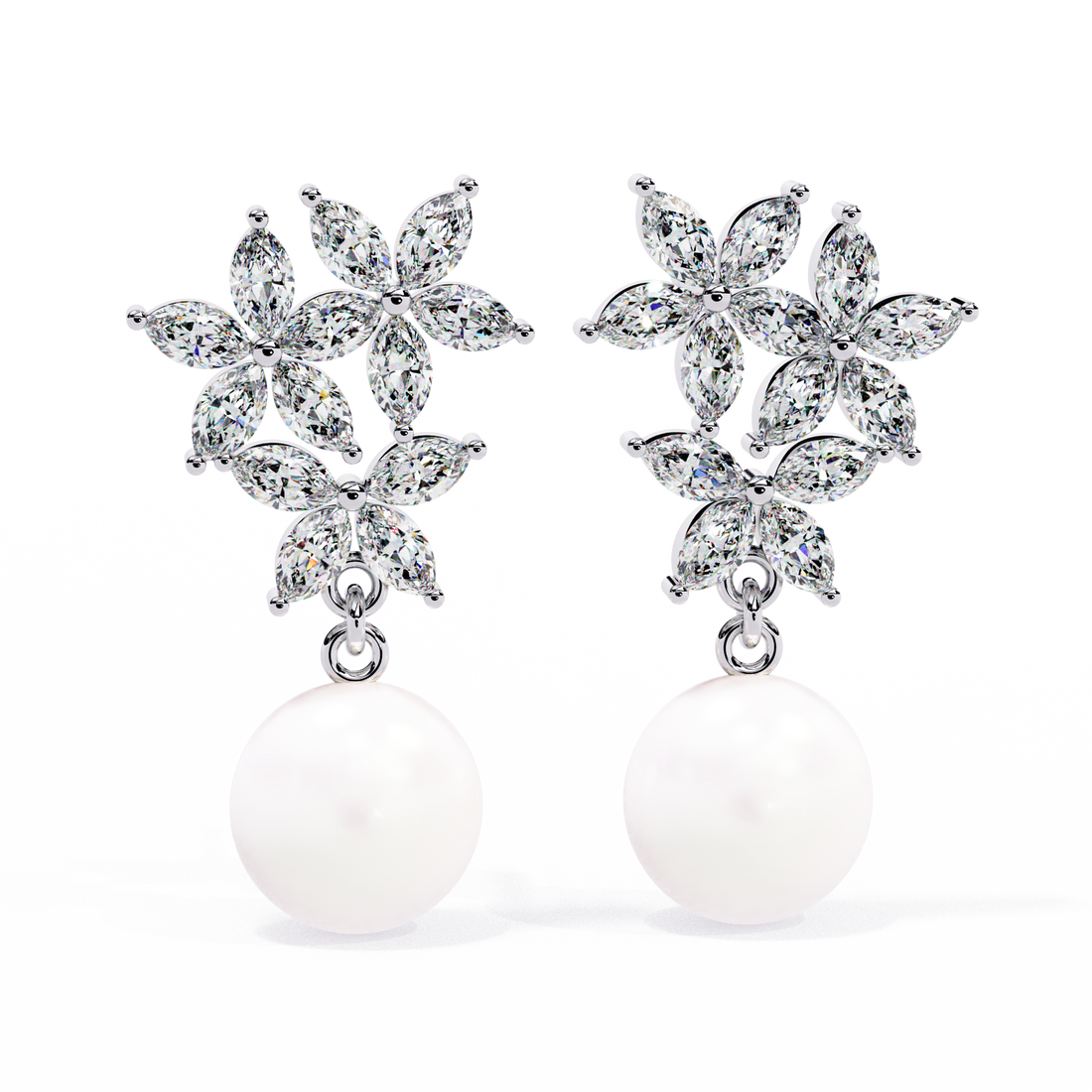Unique 18K GOLD EARRING WITH LAB-GROWN DIAMOND.