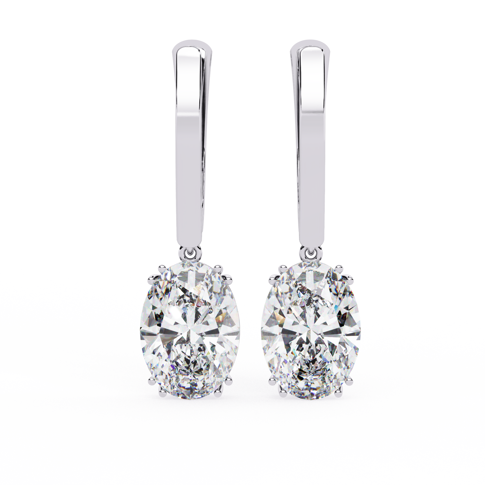 Brilliant 18K GOLD EARRING WITH LAB-GROWN DIAMOND.