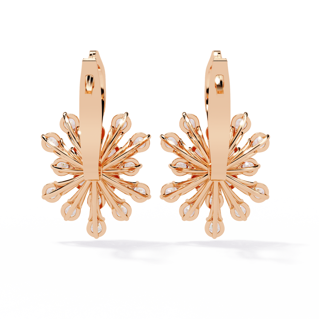 Brilliant 18K GOLD EARRING WITH LAB-GROWN DIAMOND.