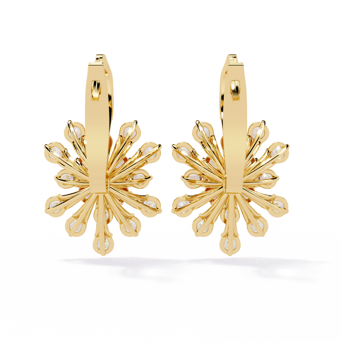 Brilliant 18K GOLD EARRING WITH LAB-GROWN DIAMOND.