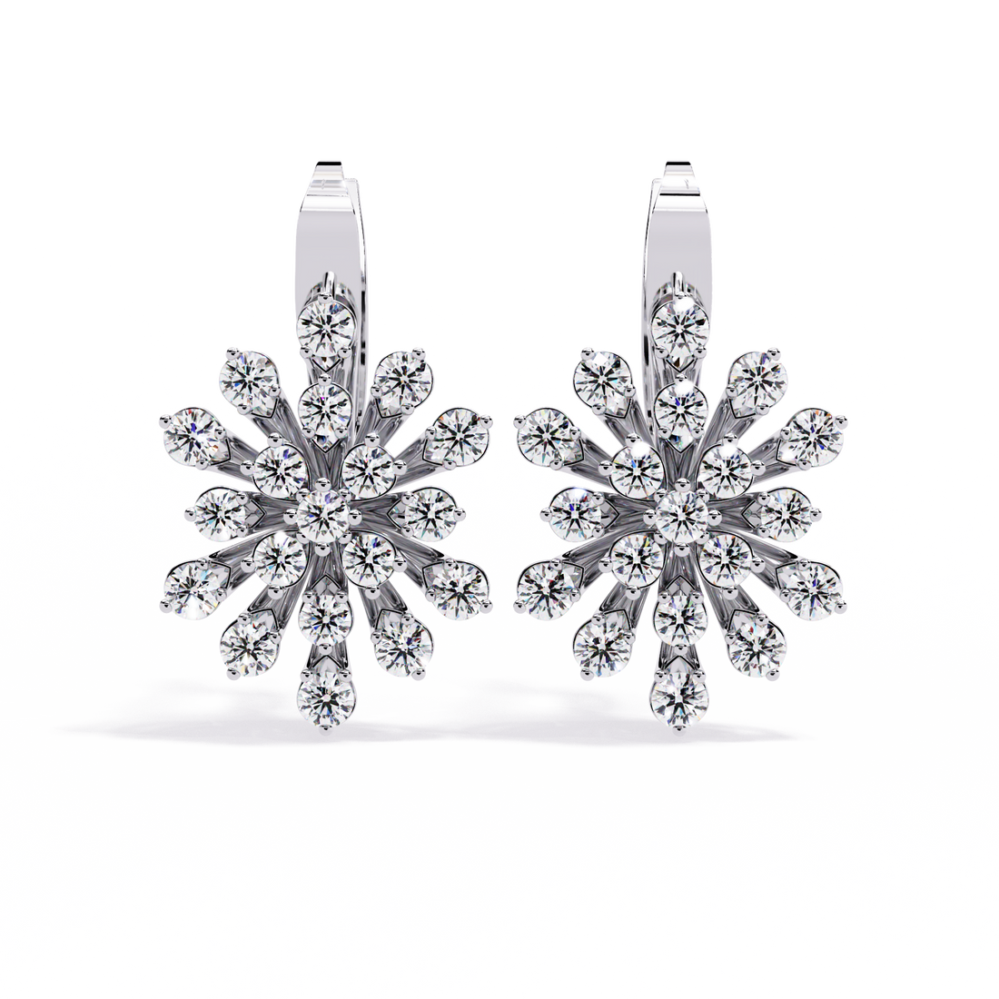 Brilliant 18K GOLD EARRING WITH LAB-GROWN DIAMOND.