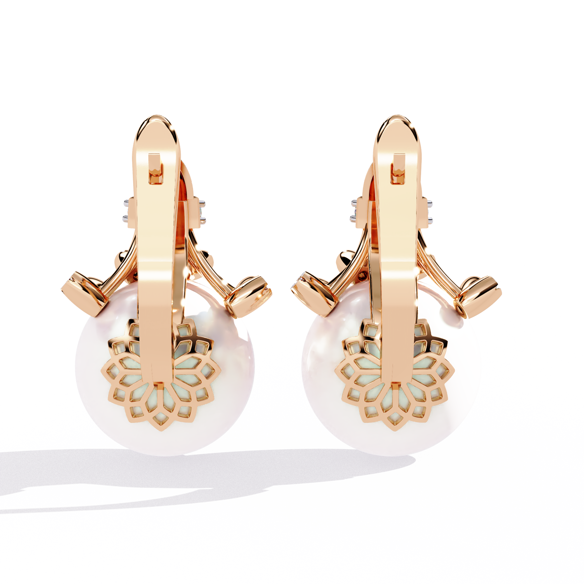 Brilliant 18K GOLD EARRING WITH LAB-GROWN DIAMOND.