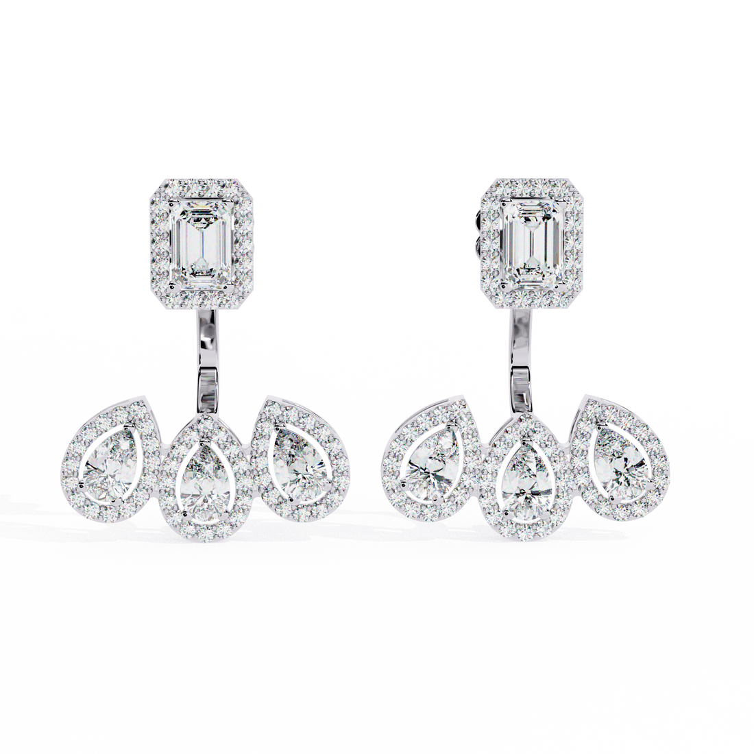Brilliant 18K GOLD EARRING WITH LAB-GROWN DIAMOND.