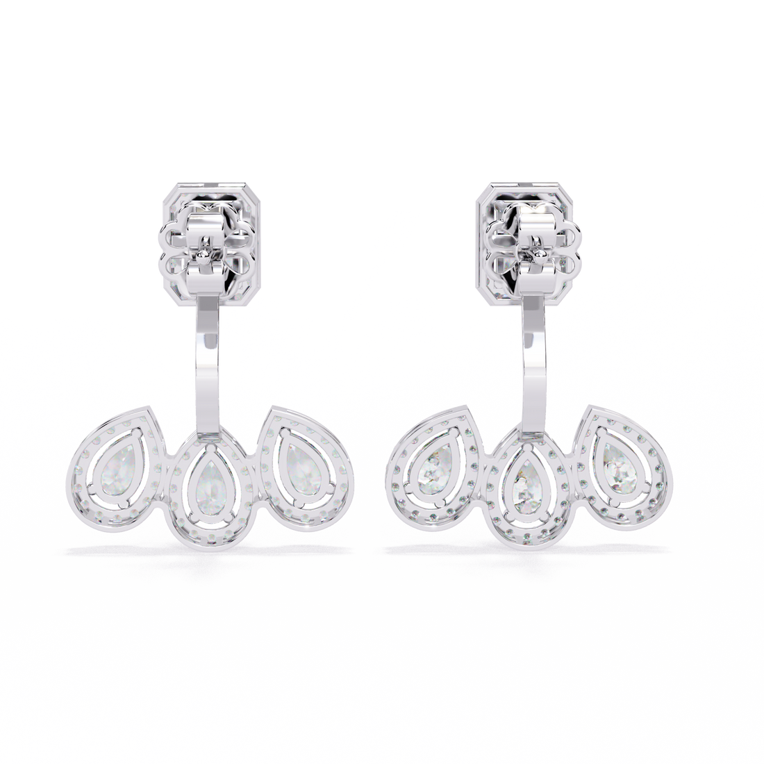 Brilliant 18K GOLD EARRING WITH LAB-GROWN DIAMOND.