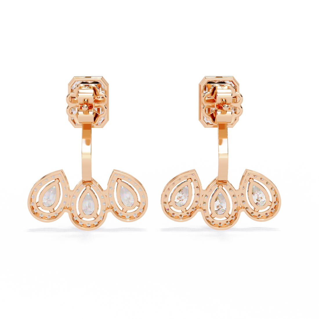 Brilliant 18K GOLD EARRING WITH LAB-GROWN DIAMOND.
