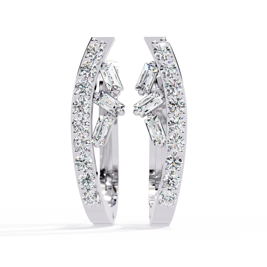 Brilliant 18K GOLD EARRING WITH LAB-GROWN DIAMOND.