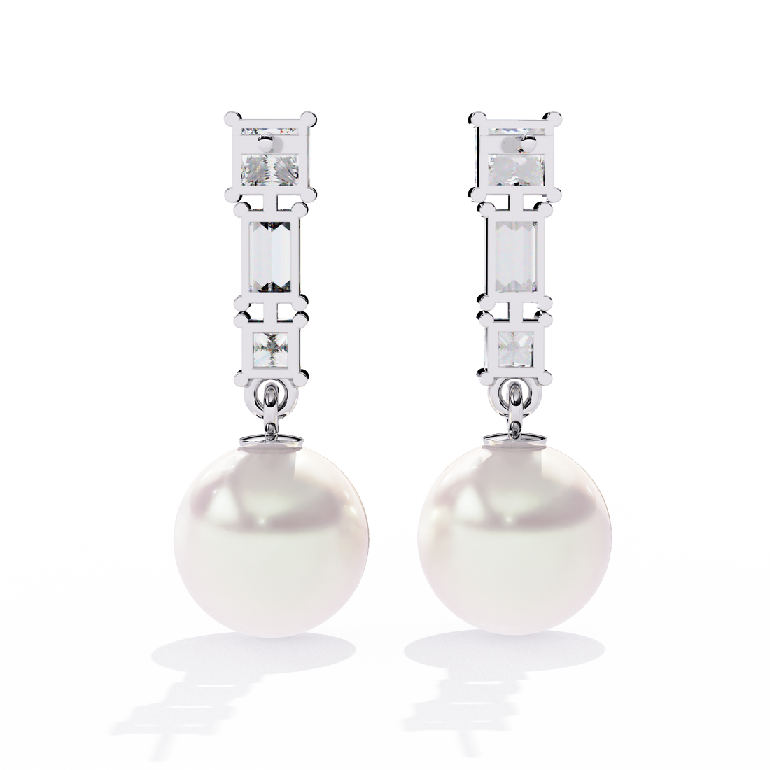 Brilliant 18K GOLD EARRING WITH LAB-GROWN DIAMOND.