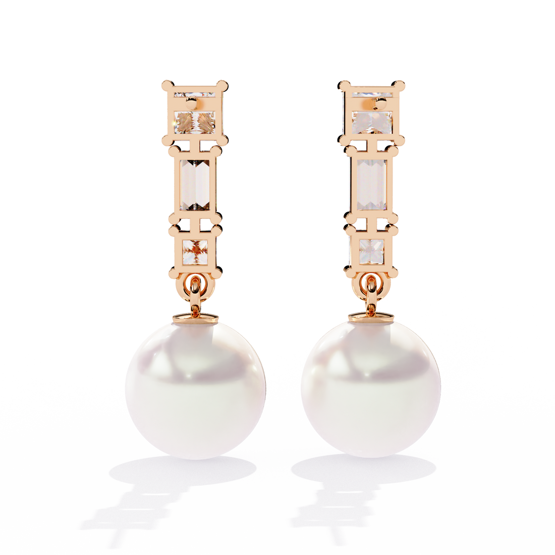 Brilliant 18K GOLD EARRING WITH LAB-GROWN DIAMOND.