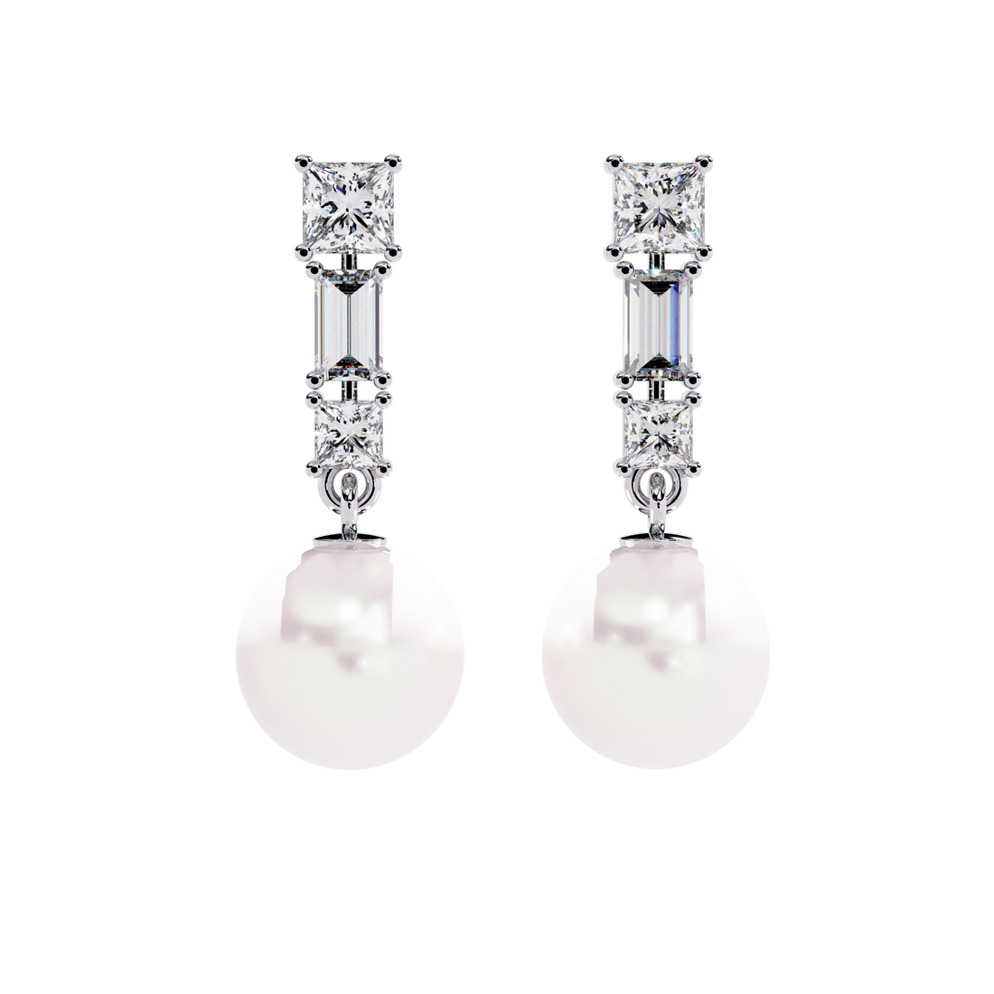 Brilliant 18K GOLD EARRING WITH LAB-GROWN DIAMOND.