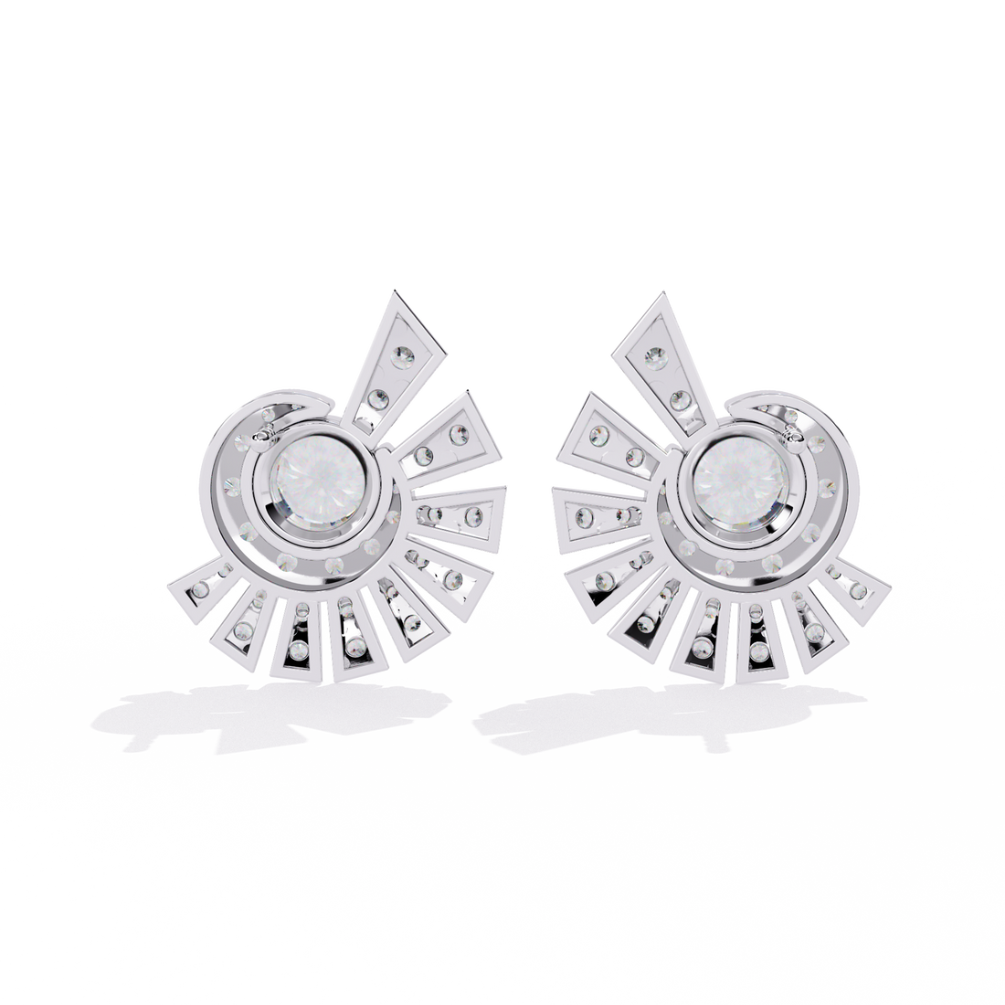 Brilliant 18K GOLD EARRING WITH LAB-GROWN DIAMOND.