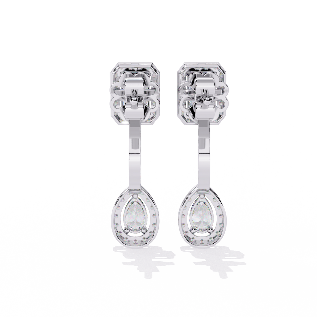 Brilliant 18K GOLD EARRING WITH LAB-GROWN DIAMOND.