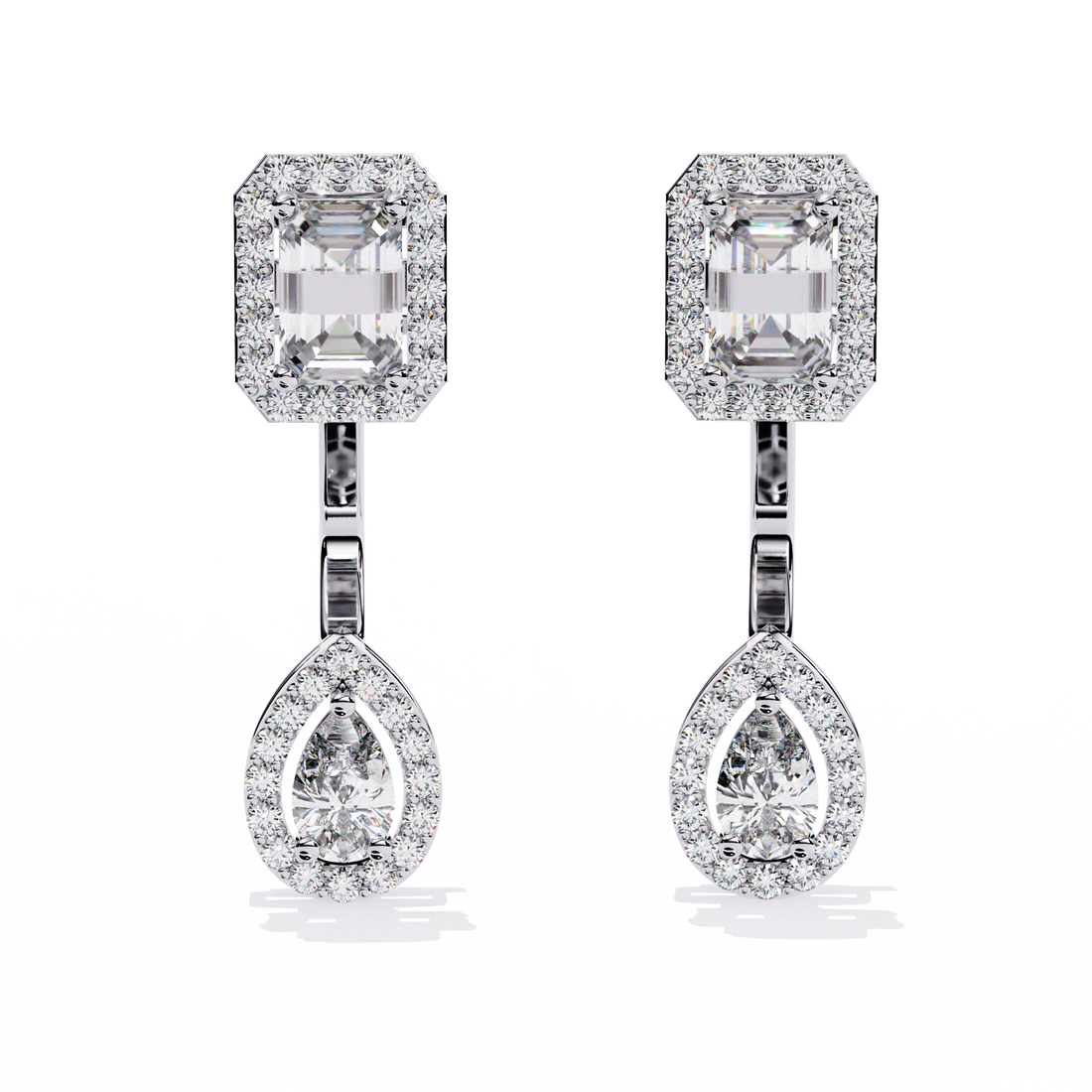 Brilliant 18K GOLD EARRING WITH LAB-GROWN DIAMOND.