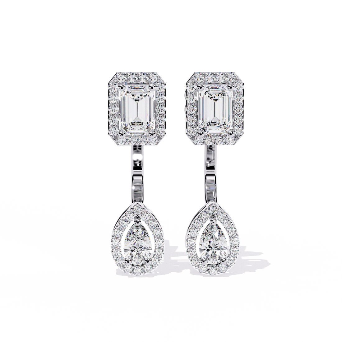 Brilliant 18K GOLD EARRING WITH LAB-GROWN DIAMOND.