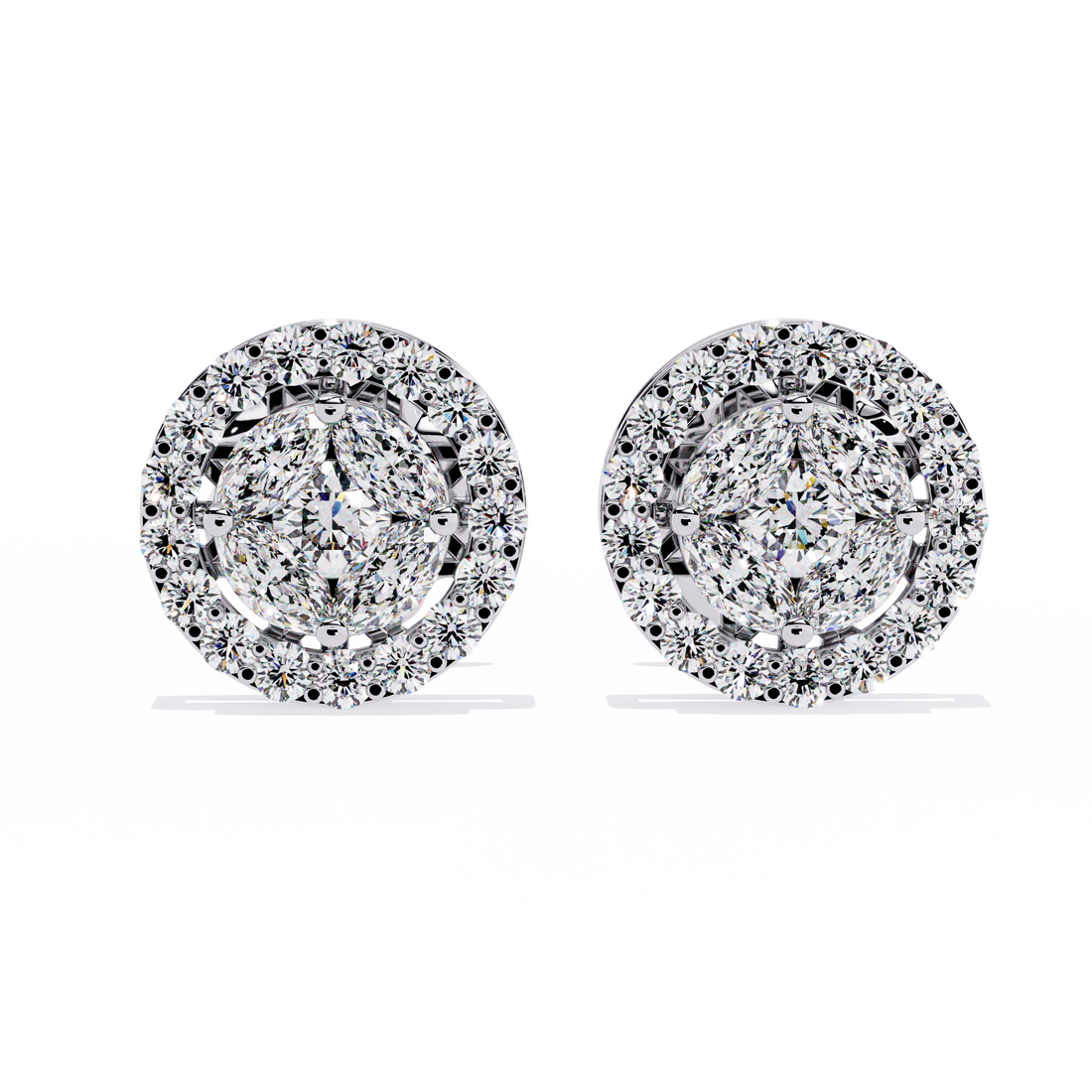Brilliant 18K GOLD EARRING WITH LAB-GROWN DIAMOND.