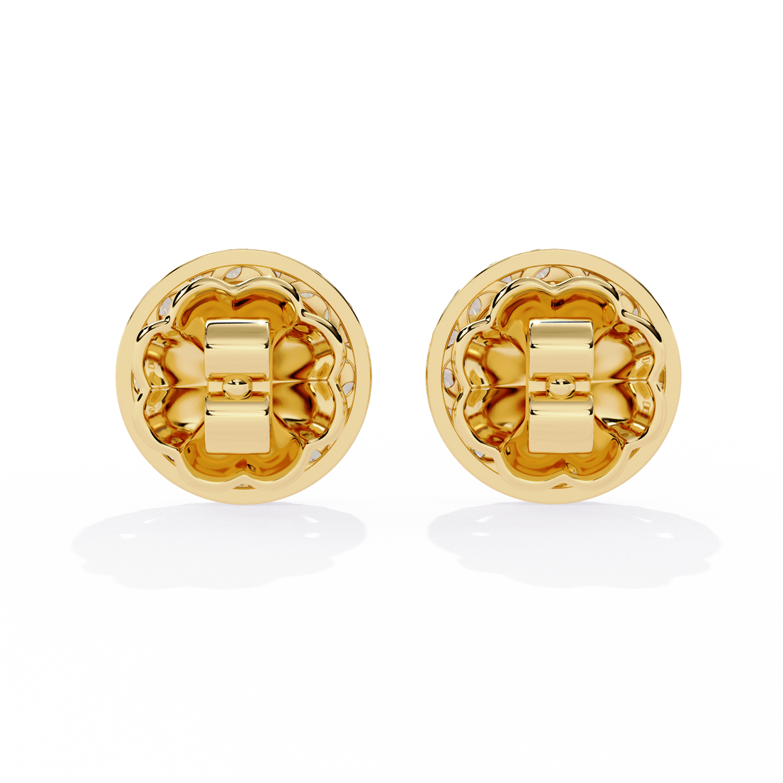 Brilliant 18K GOLD EARRING WITH LAB-GROWN DIAMOND.