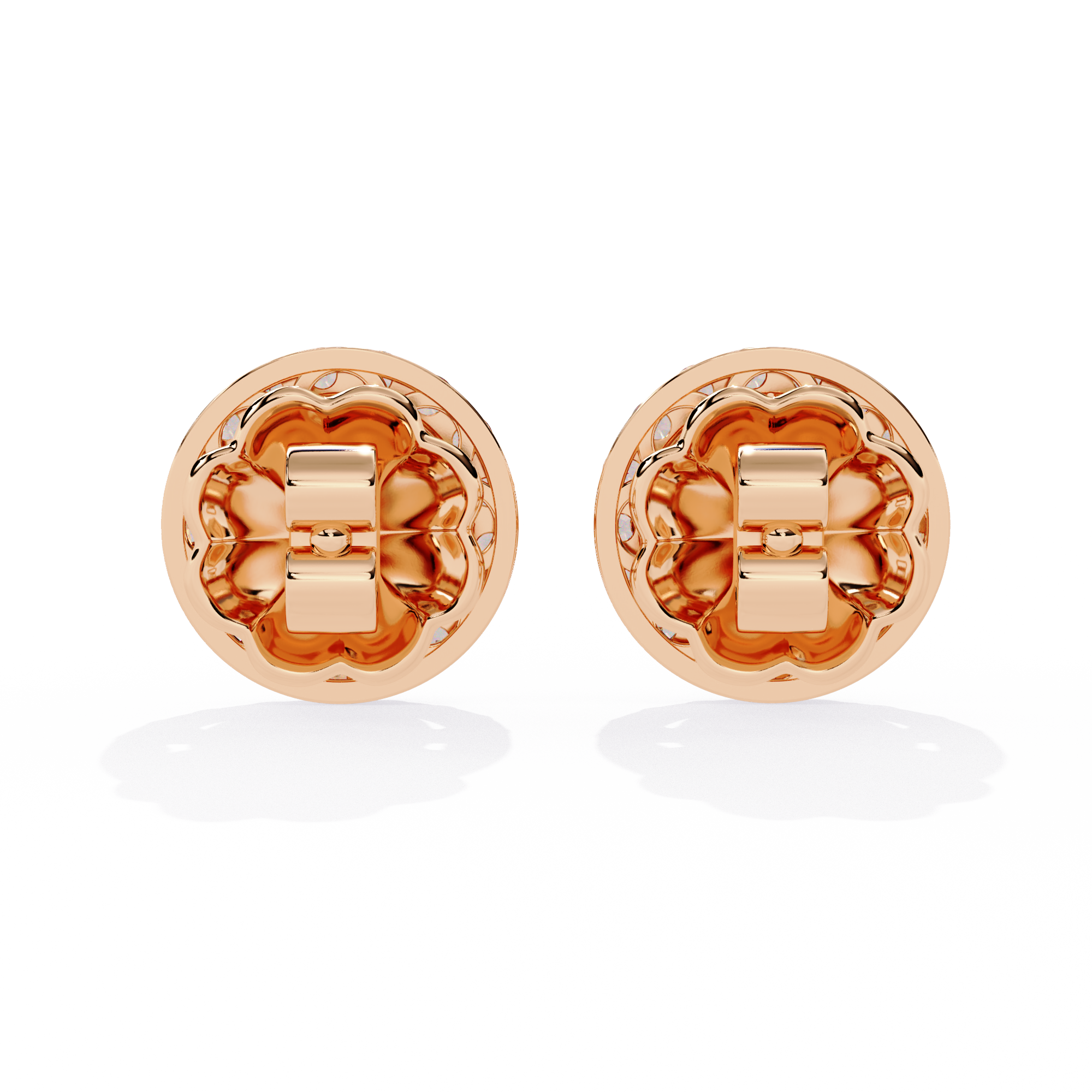 Brilliant 18K GOLD EARRING WITH LAB-GROWN DIAMOND.