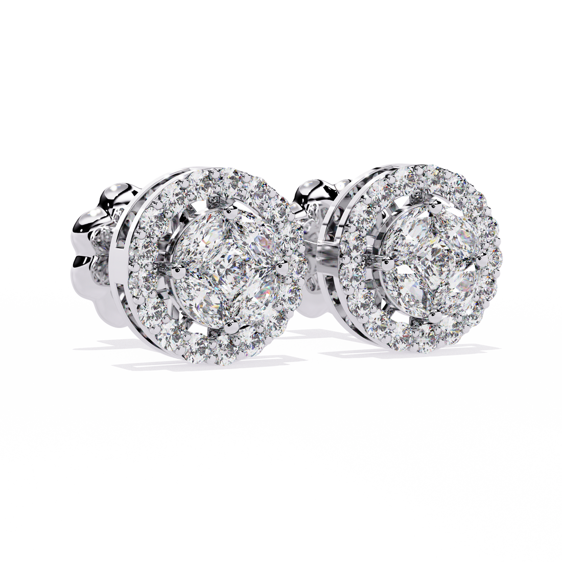 Brilliant 18K GOLD EARRING WITH LAB-GROWN DIAMOND.