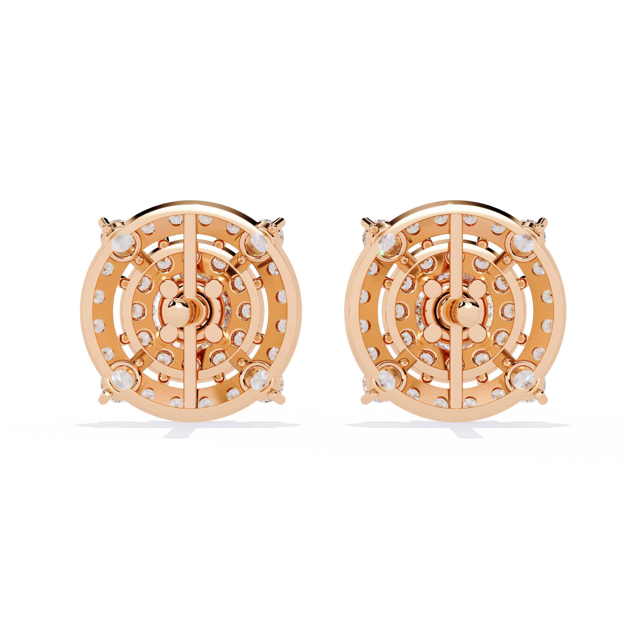 Brilliant 18K GOLD EARRING WITH LAB-GROWN DIAMOND.