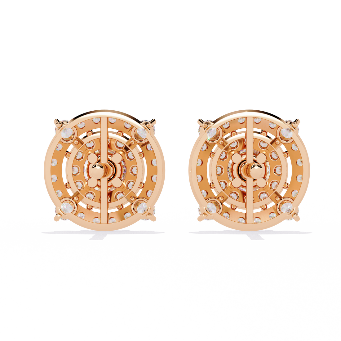 Brilliant 18K GOLD EARRING WITH LAB-GROWN DIAMOND.