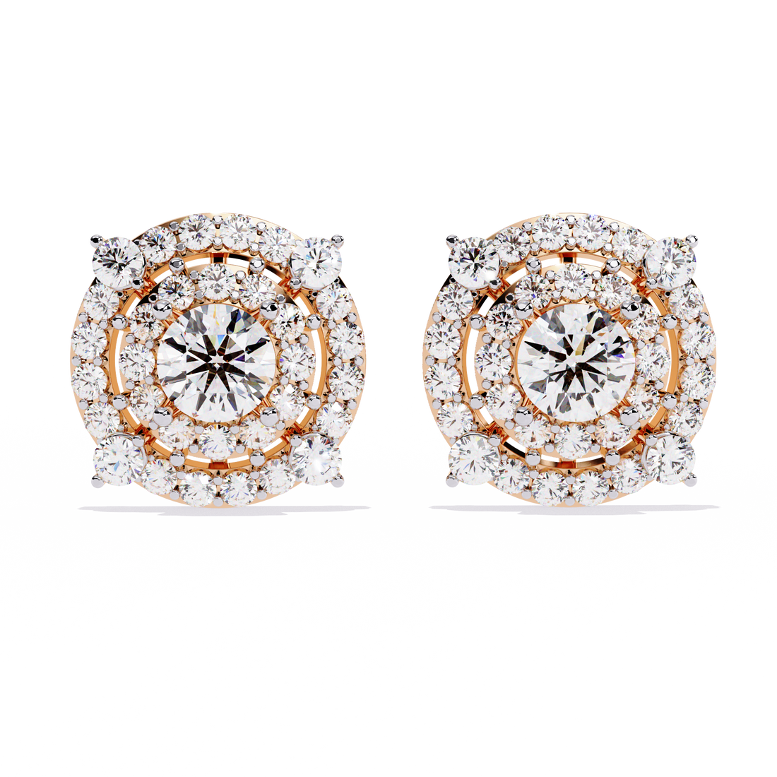 Brilliant 18K GOLD EARRING WITH LAB-GROWN DIAMOND.
