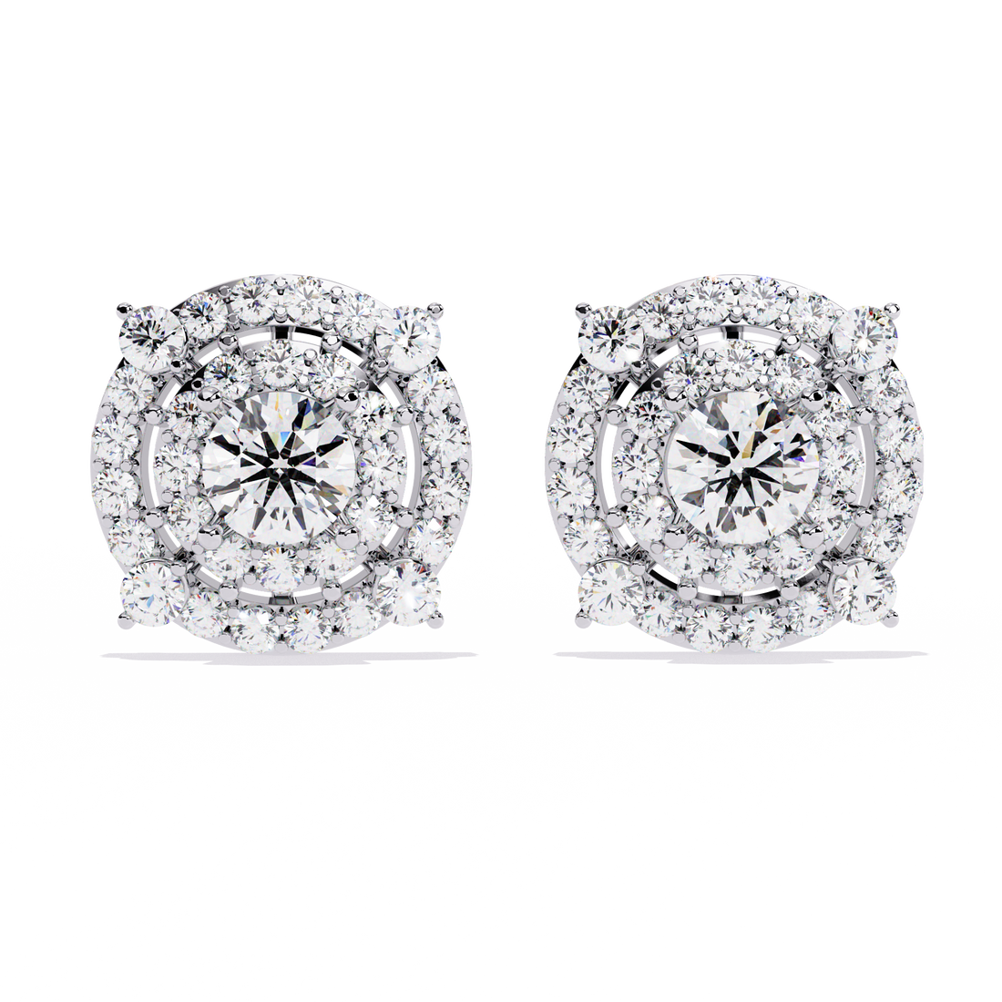 Brilliant 18K GOLD EARRING WITH LAB-GROWN DIAMOND.