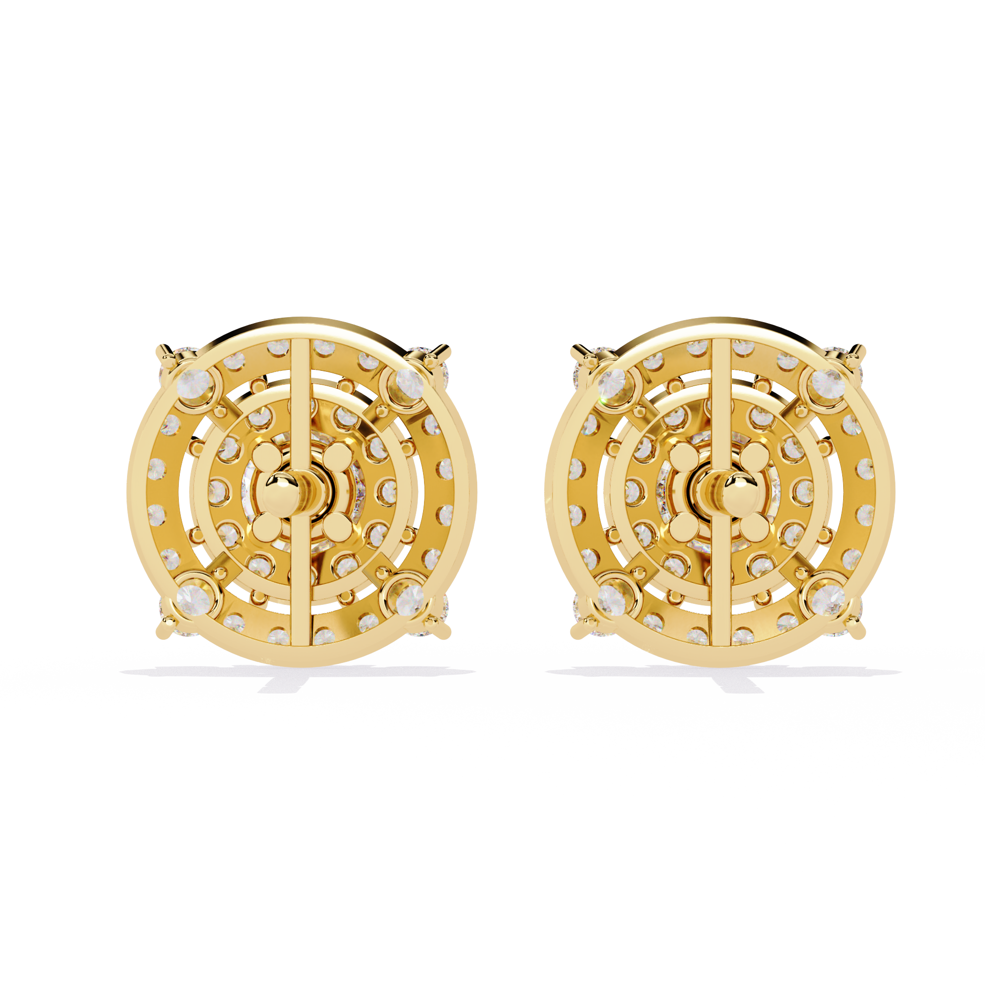 Brilliant 18K GOLD EARRING WITH LAB-GROWN DIAMOND.