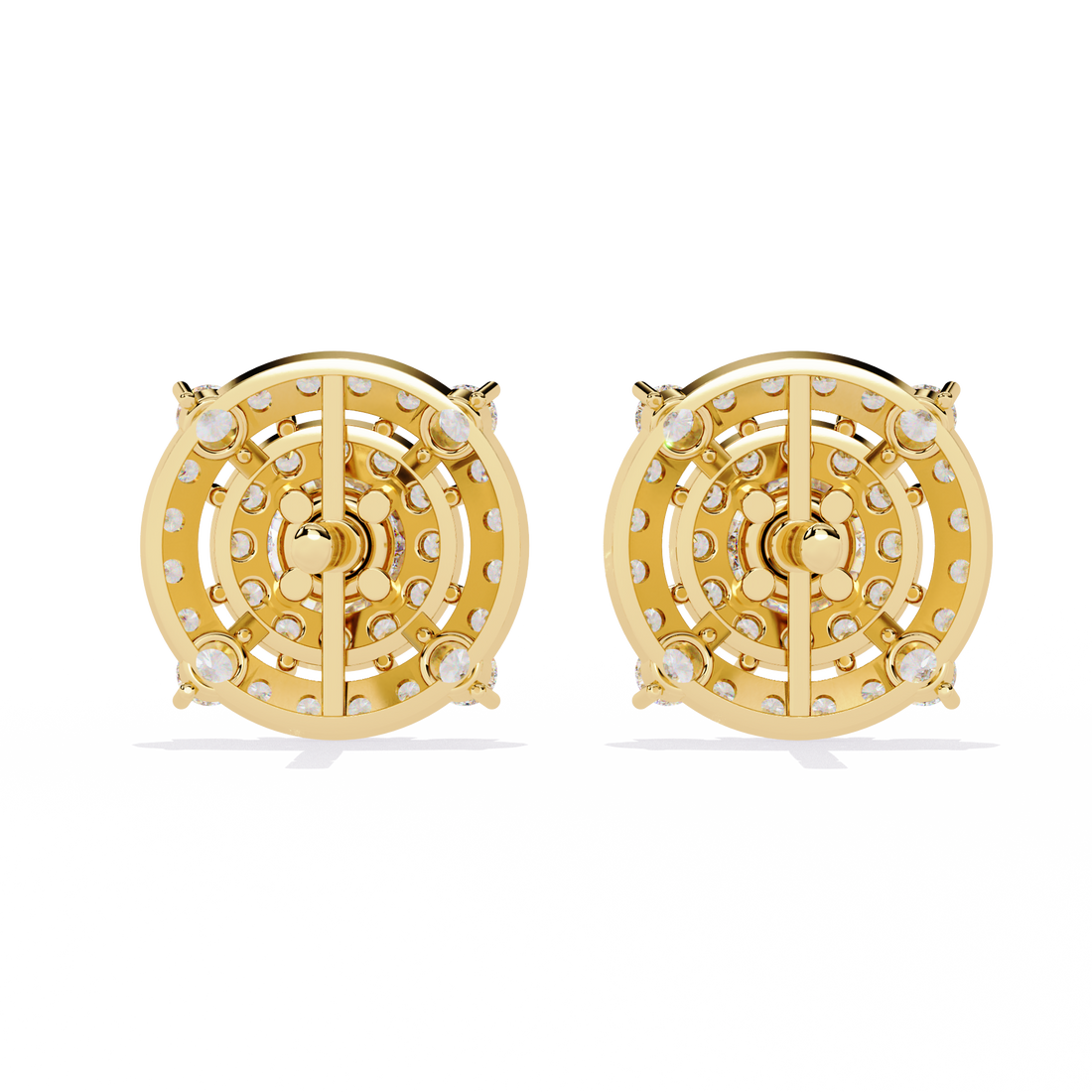 Brilliant 18K GOLD EARRING WITH LAB-GROWN DIAMOND.