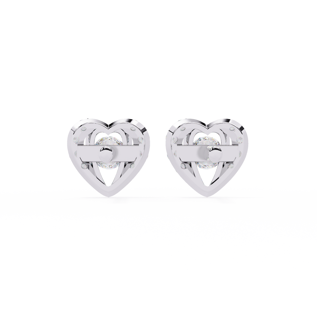 Brilliant 18K GOLD EARRING WITH LAB-GROWN DIAMOND.