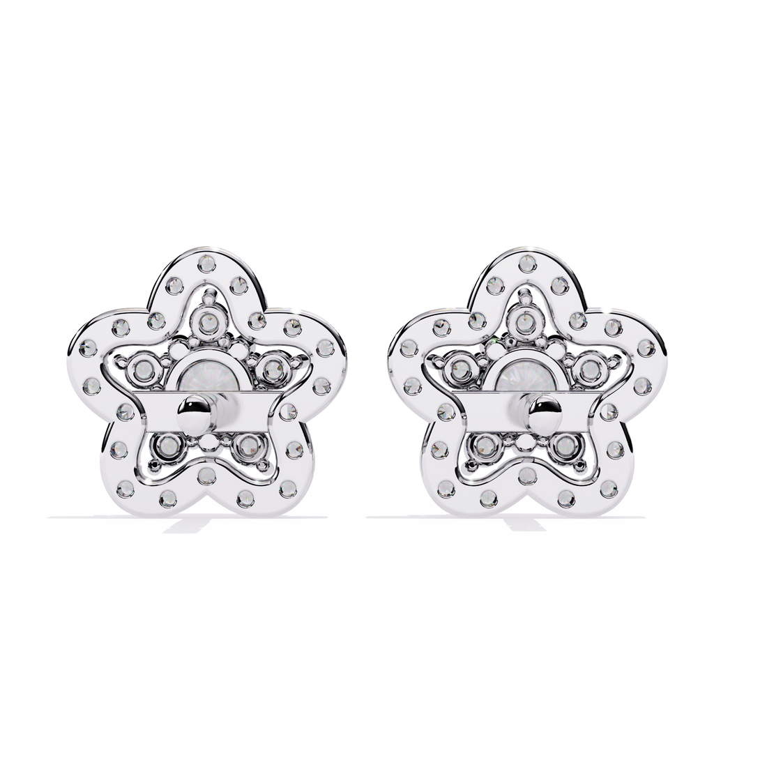 Brilliant 18K GOLD EARRING WITH LAB-GROWN DIAMOND.