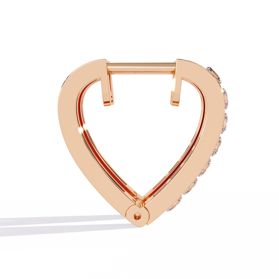 Brilliant 18K GOLD EARRING WITH LAB-GROWN DIAMOND.