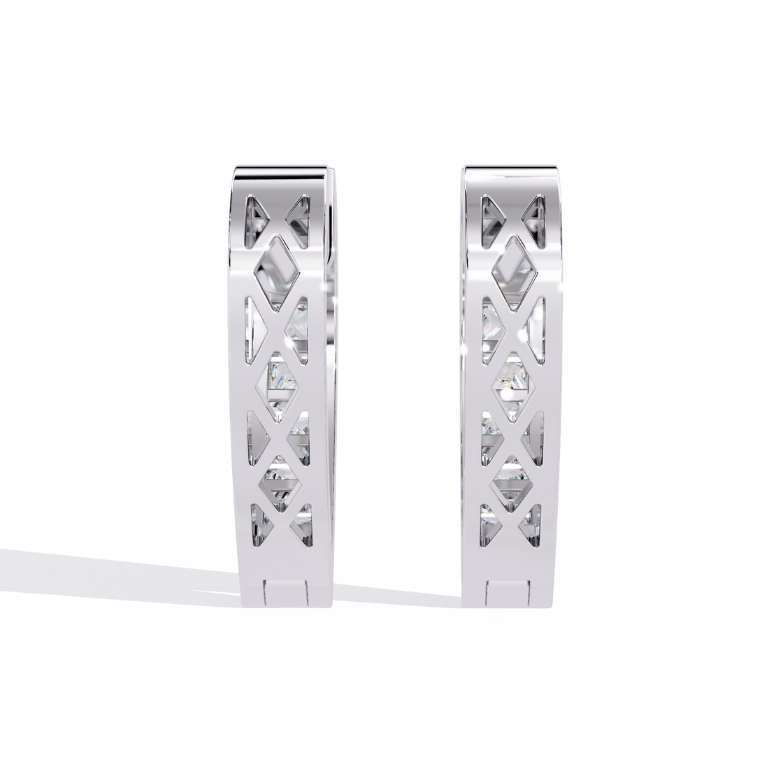 Brilliant 18K GOLD EARRING WITH LAB-GROWN DIAMOND.