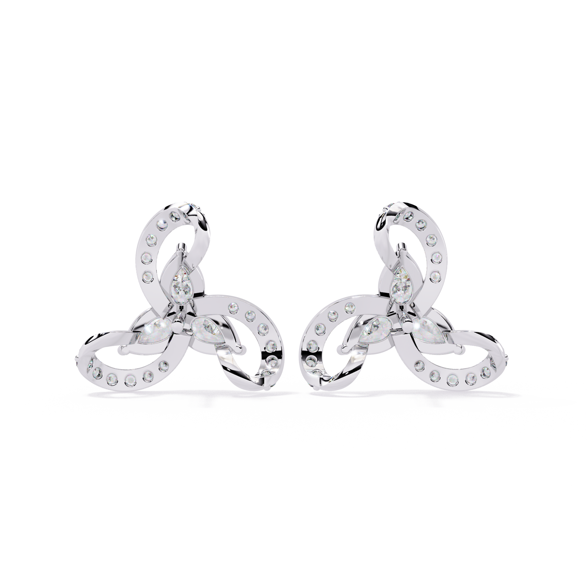 Brilliant 18K GOLD EARRING WITH LAB-GROWN DIAMOND.